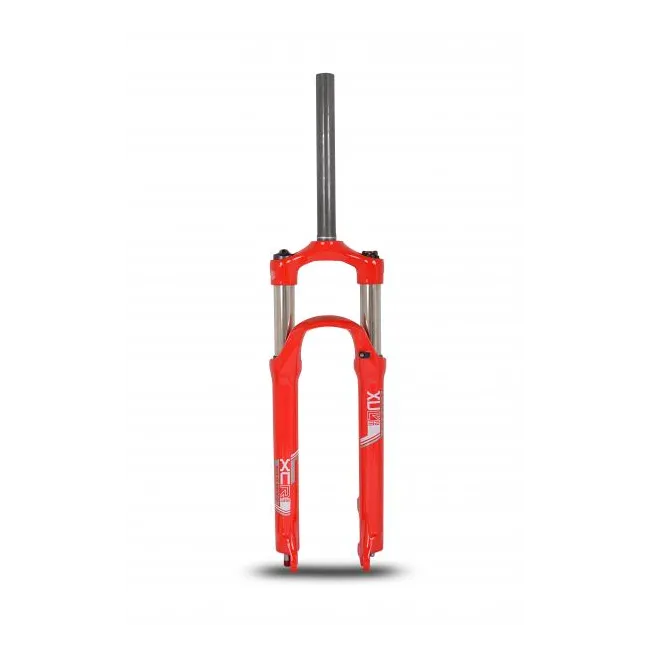 Fahrradteile - RST SF14-XCR32-AIRLOR-DS Federgabel, 29", Luftfederung, 100 mm Federweg, Remote-Lockout, Gabelschaft 1 1/8", Länge 205 mm, Postmount Scheibenbremsaufnahme, Farbe Orange