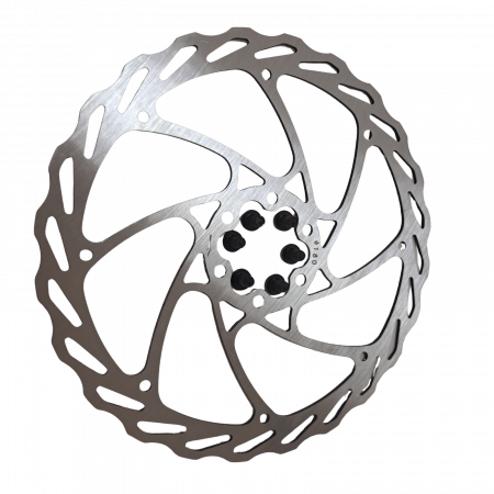 Fahrradteile - JAK 180 mm Bremsscheibe, 6-Loch-Befestigung