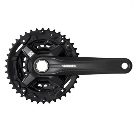 Fahrradteile - Kurbelgarnitur 3-fach, 22/30/40Z, 175 mm, schwarz, ohne Kettenschutz