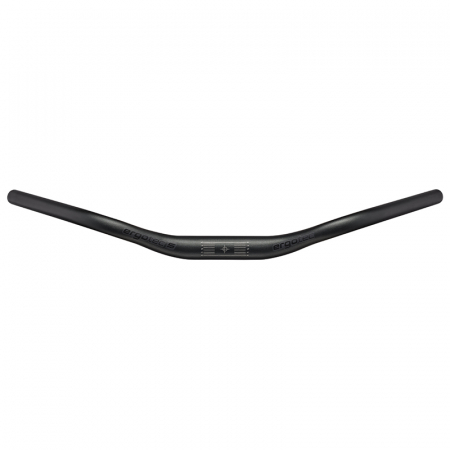 Handlebars - Alloy, Ø 31.08 mm, black sandblasted finish, with Ergotec logo