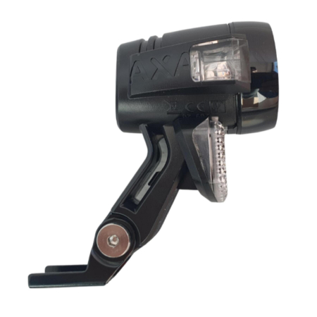 Accessori per bicicletta - Faro anteriore Blueline, 30 lux, nero, con luce di parcheggio e interruttore, con supporto NEX