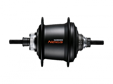 Butuci de roată - Butuc spate ASGC30017DBAL Shimano 7 viteze, negru