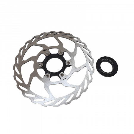 Fahrradteile - Bremsscheibe – JAK, 160 mm, Edelstahl