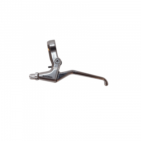 Leve freno - Leva Freno Sinistra HJ-289ADVL, 4 Dita, Alluminio, Nero/Argento