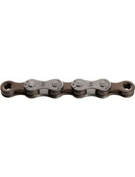 Fahrradteile - Kette Z-7 1/2"×3/32" mit Schnellverschluss CL573, kompatibel mit 7-Gang, sequenzielle Montage, Lieferung auf 150-m-Rolle, Stahl, grau-braun – KMC