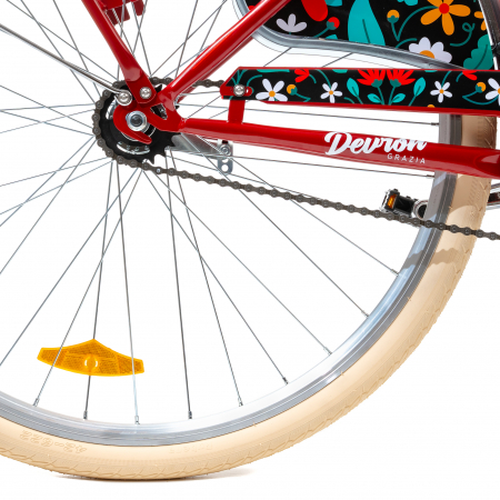 Citybike Devron Grazia 1S - 28 Zoll, L, Rot [8]