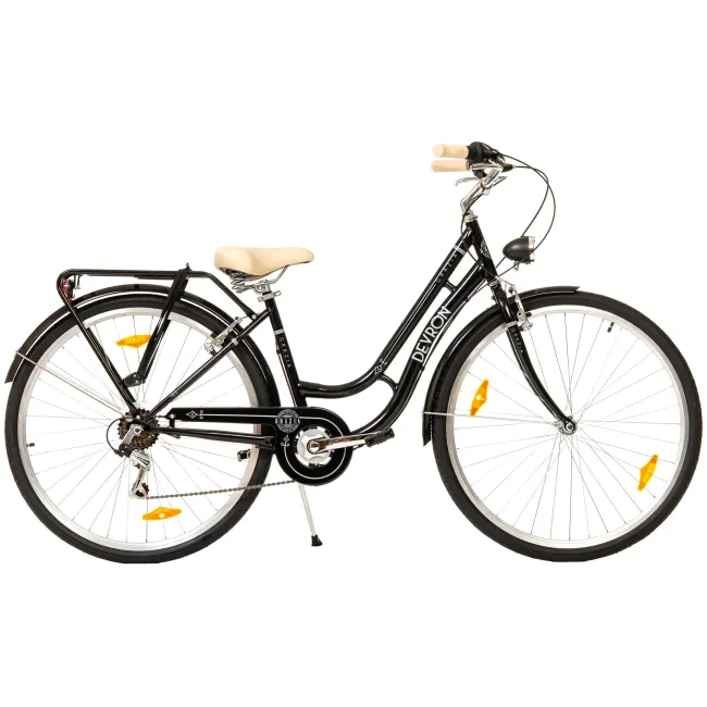 Fahrräder - Stadtrad Devron Grazia - 28 Zoll, M, Schwarz