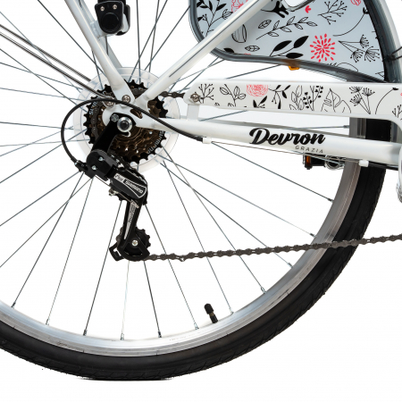 Citybike Devron Grazia 6S - 28 Zoll, L, Alb [7]
