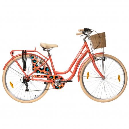 Bikes - City Bike Devron Grazia 6S - 28 Inch, L, Portocaliu
