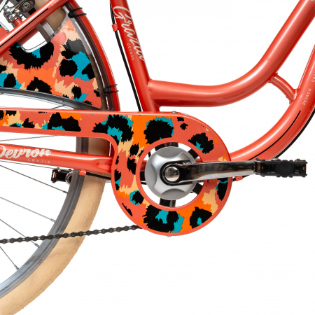 City Bike Devron Grazia 6S - 28 Inch, L, Portocaliu [7]