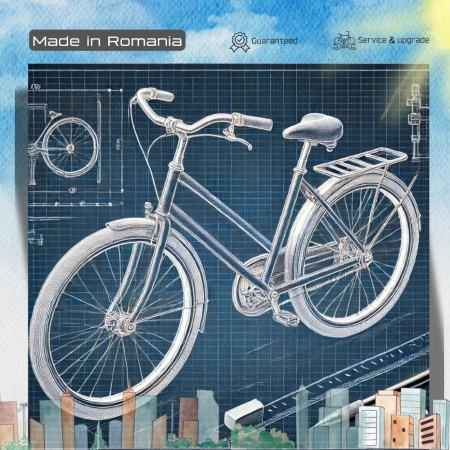City Fahrrad Kieler - 28 Zoll, XL, Grau [5]