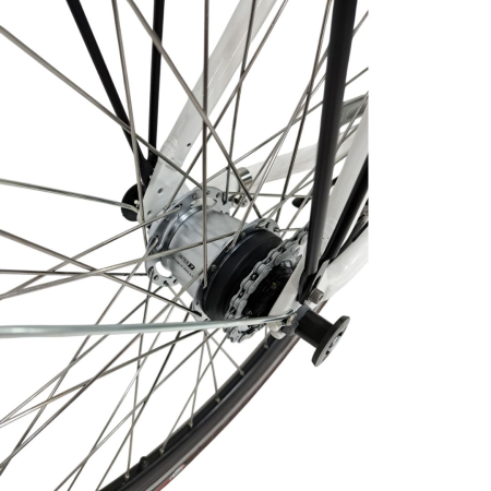 City Fahrrad Stella 28080 - 28 Zoll, L, Weiß-Grau [7]
