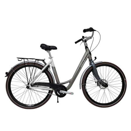 Citybike & Urban - City Fahrrad Stella 28080 - 28 Zoll, XL, Weiß-Grau