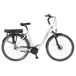 Bici elettriche pieghevoli - Bicicletta Elettrica Corwin 28122 - 28 Pollici, 530mm, Bianca