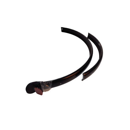 Accessori per bicicletta - Parafanghi 28 pollici 55x620x1050 mm, Nero, Acciaio