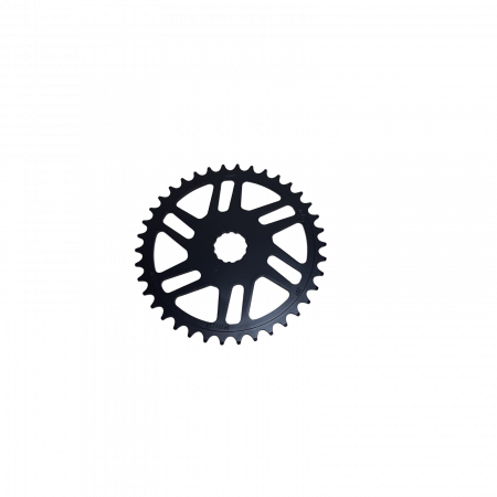 Fahrradteile - Kettenblatt 38T für Bosch Gen. 3, Chainline 47.5mm, 11/128", Schwarz