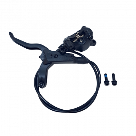 Parti di bicicletta - Freno a disco idraulico anteriore – tubo 750 mm, leva 2 dita, Postmount per disco 160 mm, senza