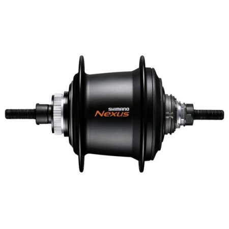 Naben - Nabenschaltung, SG-C3001-7D, NEXUS, 7-Gang, für Center Lock Scheibenbremse, 36H, 135x187 mm, ohne Befestigungsabdeckung für Bremsscheibe, Bulk, schwarz – SHIMANO