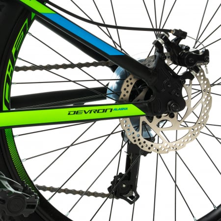 Kinderfahrrad Devron Alaska - 24 Zoll, Schwarz-Grün [6]