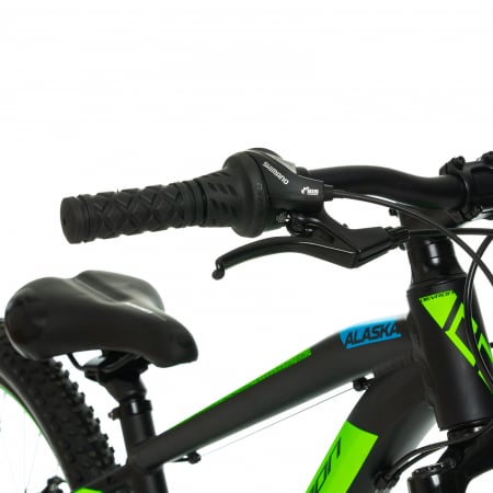 Kinderfahrrad Devron Alaska - 24 Zoll, Schwarz-Grün [12]