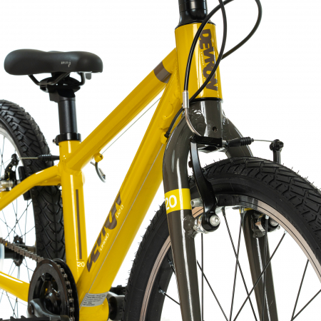Kids Bike Devron Urbio U2.0 Super Light - 20 Inch, Galben-Gri [6]