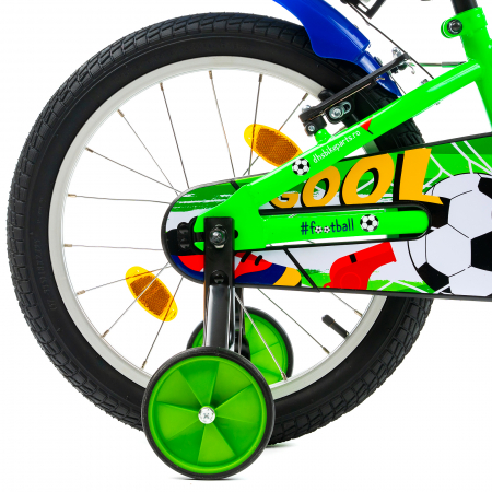 Kids Bike DHS Football - 18 Inch, Green [7]