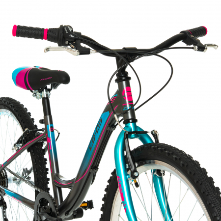 Bicicleta Copii DHS Modesty - 24 Inch, Gri [4]