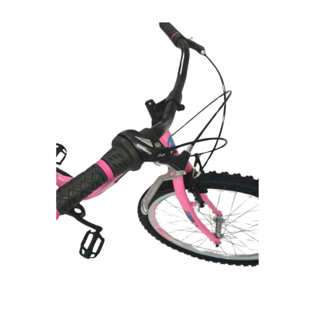 Kinderfahrrad DHS Modesty - 24 Zoll, Rosa [4]