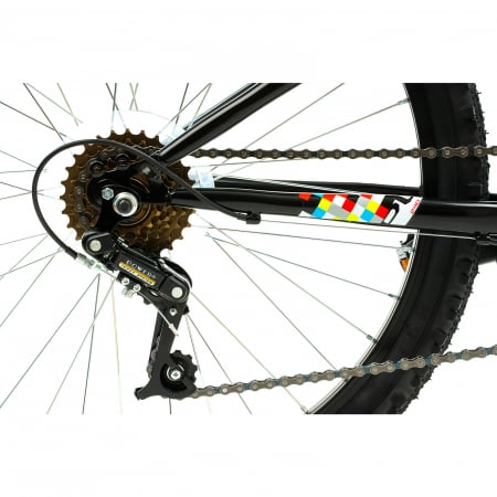 Kinderfahrrad DHS Plasma - 24 Zoll, Schwarz [6]