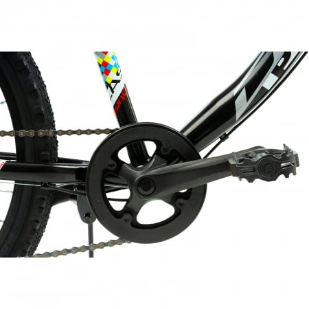 Kinderfahrrad DHS Plasma - 24 Zoll, Schwarz [4]
