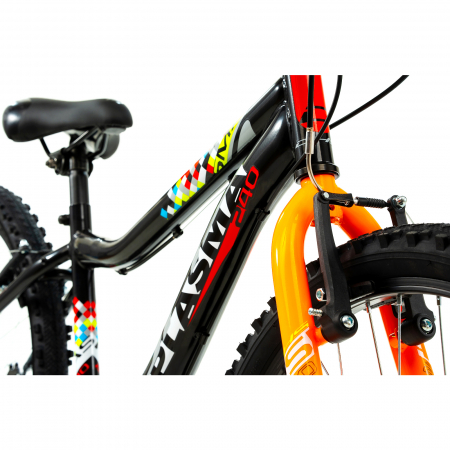 Kinderfahrrad DHS Plasma - 24 Zoll, Schwarz [5]