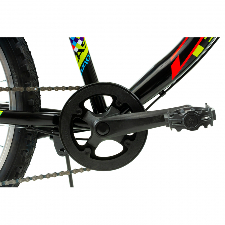 Kinderfahrrad DHS Plasma - 24 Zoll, Schwarz-Rosa [5]