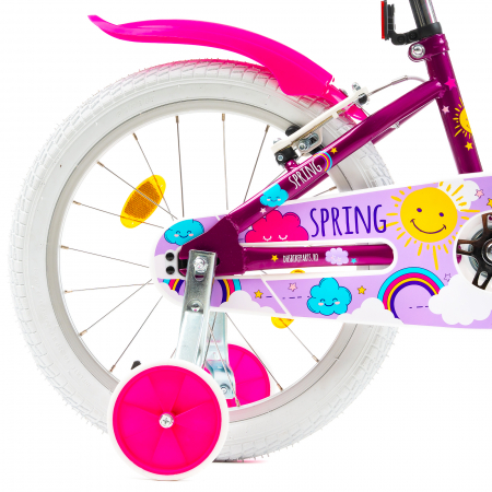 Kinderfahrrad DHS Spring - 18 Zoll, Violett [6]