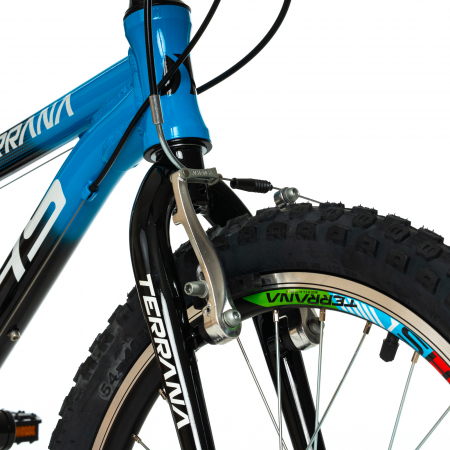 Kinderfahrrad Dhs Terrana 2023 - 20 Zoll, Schwarz/Blau [7]