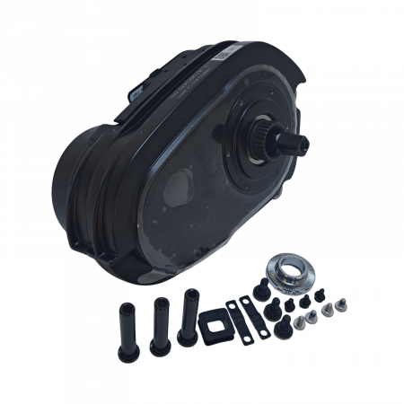 Motoare pentru biciclete electrice - Motor central e-bike city coaster brake 36V, 250W, 38T negru