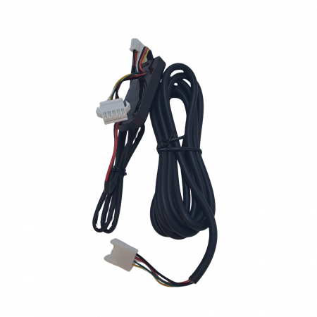 Fahrradteile - MOBI DC/DC-Wandler, CANBUS, mit 1700 mm Kabel, 5-poliger SM-Buchsenanschluss (P3), 5-poliger Stecker für Display/Pod (P2), 500 mm Frontlichtkabel mit AXA 4-poligem Stecker, 2 Adern (P1) – für DHS Arti
