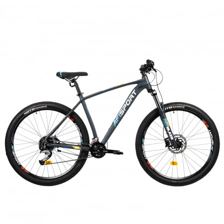Fahrräder - MTB Fahrrad Afisport M5 - 29 Zoll, L, Gri