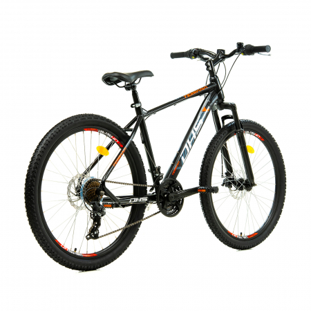 MTB Fahrrad Dhs 2605 - 26 inch, M, Schwarz/Rot [1]