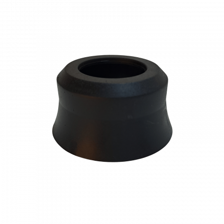 Piese bicicleta - Capac superior headset 1 1/8 plastic, negru