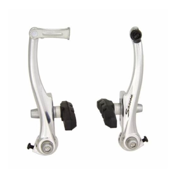 Fahrradteile - Hintere V-Bremse FV841251 110 mm, 60 mm Bremsbelag, 135° Rohr, Stahl, schwarz