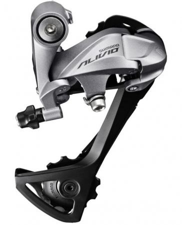 Schimbător spate - Schimbator spate 9 viteze Shimano Alivio SGS ARDT4000SGSL, negru