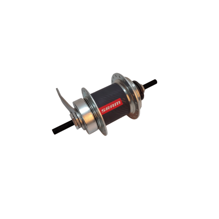 Wheel hubs - Rear Hub Sram 2-Speed Automatic, Coaster Brake, 36H, Silver