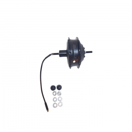 Fahrradteile - Hinterradmotor Etrotek ETM-X2, 36V, 250W, Kassette 8-10-fach, 36 Loch, OLD 135mm, 250mm Kabel mit 9-poligem wasserdichtem Stecker, schwarz