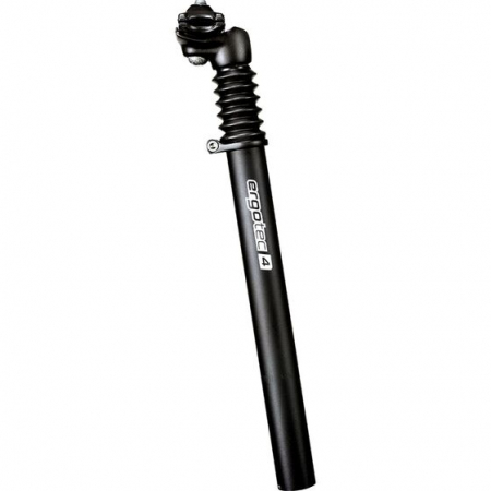 Seat post - Seat post suspension Cushy-ST 27.2×300 mm, alloy, anodized black, with Post Moderne logo – Post Moderne