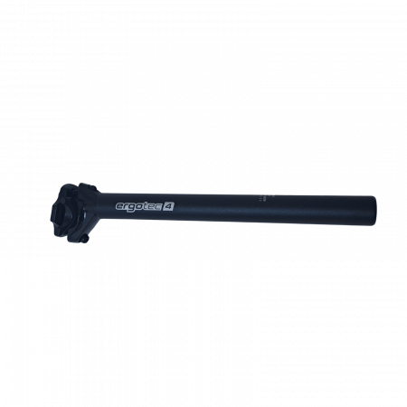 Seat post - Seatpost ATAR Patent 27.2 x 300 mm – 2-Bolt Clamp, Sandblast Black, with Ergotec Logo