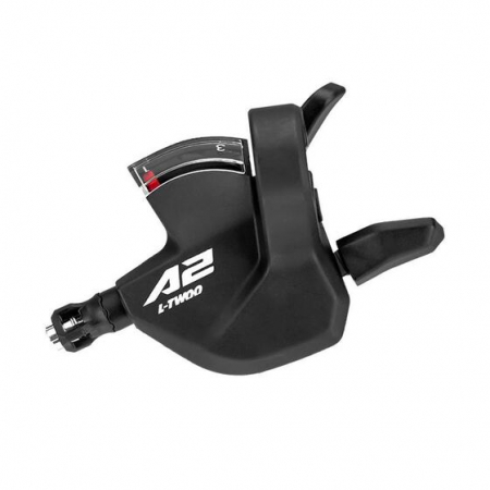 Fahrradteile - Schalthebel SL-V4007-3W, Trigger-Typ, links, 3-Gang, 2050 mm Kabel, 22,2 mm Schelle, mit Ganganzeige