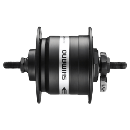 Butuci de roată - Butuc fata dinam ADH3N31DL Shimano, negru