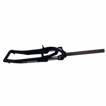Fahrradteile - Glänzend Schwarz YS728 Schaft 1 1/8" x 290 mm Mit Gewinde, Mit Gelenken Mit M5, Mit Brückenkappe Mit SR-Aufkleber