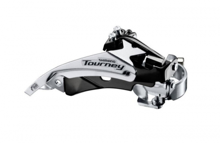 Fahrradteile - SILBER / KLEMMUNG 31,8, FÜR 66–69° WINKEL, DUAL-ZUG, TOP-SWING – AFDTY500TSM6
