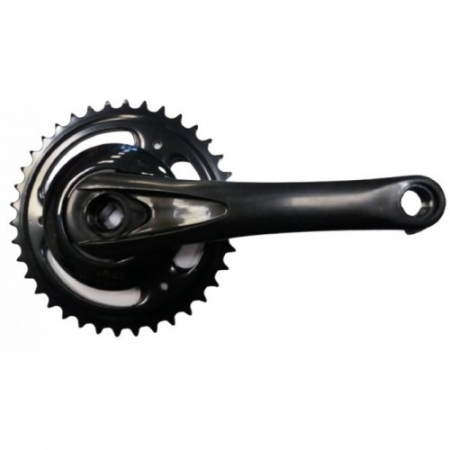 Cranksets - Sprocket: black / crank: black, code RCF5838F16/BK / 96 mm black disc, without Lasco logo
